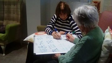 New activity board is a hit for Residents at Belper care home